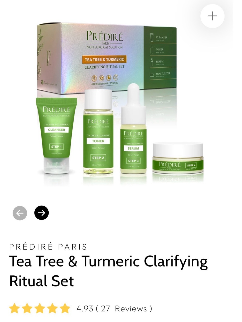 Tea Tree & Turmeric Clarifying Ritual Set - Green